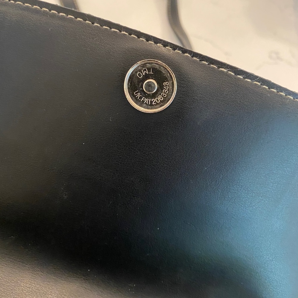 Vintage Prada Black Leather Buckle Crossbody - Picture 5 of 5